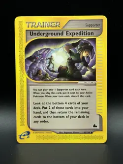 Underground Expedition 140/144 Pokemon Skyridge NM - FX08 - Image 1