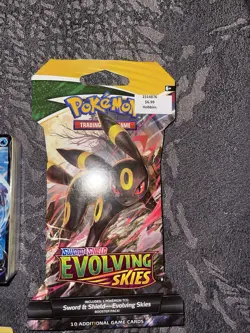 Pokemon Evolving Skies Sleeved Booster Pack | Factory Sealed + 13 Sealed Promos - Image 3