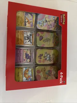 3 Sam’s Club Pokemon 151 4-Pack Mini Tins Sealed - Image 1