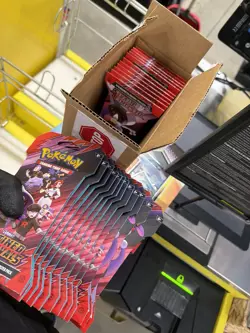 Pokemon TCG Destined Rivals Sleeved Booster Pack LOT of 24 Sealed Packs - Image 4