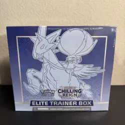 Pokemon TCG Sword & Shield Chilling Reign Elite Trainer Box Sealed New FREE SHIP 820650808630 - Image 1