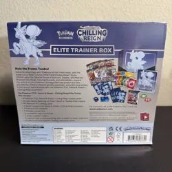 Pokemon TCG Sword & Shield Chilling Reign Elite Trainer Box Sealed New FREE SHIP 820650808630 - Image 2