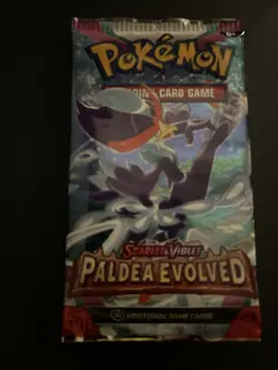 Heavy 22.55g Pokemon Sealed Paldea Evolved Booster Pack - Image 2