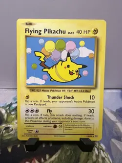 Pokemon TCG Flying Pikachu 110/108 Evolutions (NM) - Image 1