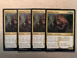 MTG 4x Rakshasa Vizier Khans of Tarkir Modern Magic the Gathering Card x4 NM - Image 1