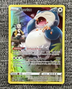 Snorlax TG10/TG30 Ultra Rare Full Art Pokemon Lost Origin Trainer Gallery ENG NM - Image 1