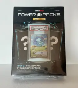 Gamestop Pokemon Power Pack Series 3- 2 Packs & 1 PSA Slab NEW - Image 1