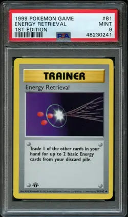 Pokemon 1st Edition Base 7 Trainer Lot - PSA 7, 8, & 9 - See Description & Pics - Image 3