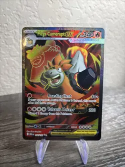 Pokemon TCG Mega Evolution Mega Camerupt EX 156/132 Ultra Rare - Image 1