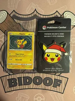 Pokemon SEALED Special Delivery Pikachu SWSH074 PokemonCenter + Holiday Ornament - Image 1