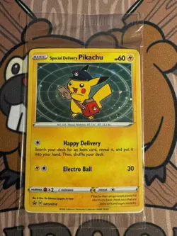 Pokemon SEALED Special Delivery Pikachu SWSH074 PokemonCenter + Holiday Ornament - Image 2