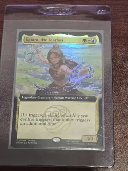 Magic The Gathering X Avatar Katara The Fearless Promo Card SDCC 2025 IN HAND - Image 1