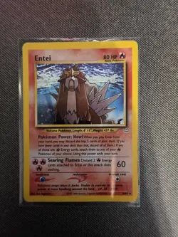 Entei Holo Rare 6/64 Neo Revelation Pokemon TCG - HP - Image 1