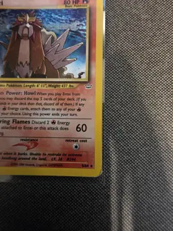 Entei Holo Rare 6/64 Neo Revelation Pokemon TCG - HP - Image 5