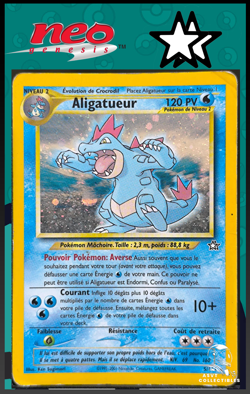 Carte Pokemon Aligatueur 5/111 Holo Rare Neo Genesis Wizards FR - Image 1