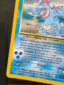 Carte Pokemon Aligatueur 5/111 Holo Rare Neo Genesis Wizards FR - Image 5