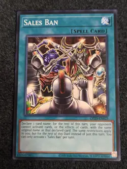 Yugioh OTS Tournament Pack 29 OP29-EN025 Sales Ban NM Common - Image 1
