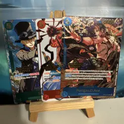 One piece 3rd Anniversary Winner Cards 2025 - English Promos - Luffy Sabo Ace - Image 1
