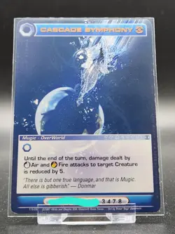 Chaotic Card : Cascade Symphony Dawn Of Perim 1st Edition Rare Mugic - Image 1
