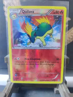 Pokemon TCG XY Breakthrough 2015 Reverse Holo Card 19/162 Quilava - Image 1