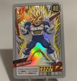 2013 Dragon Ball Z Super Saiyan 2 Goku Cell Games Holo Foil Retro Battle Card - Image 5