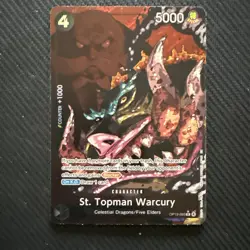 ONE PIECE Card Game St Topman Warcury Carrying on His Will OP13 089 English - Image 1