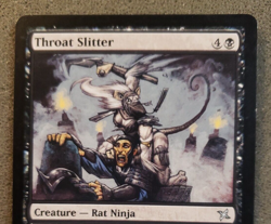 MTG Throat Slitter NM Betrayers of Kamigawa BOK Magic card rat ninja (DS3D1A0). - Image 3