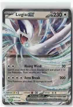 Lugia ex, Pokemon Trading Card Game Classic Classic Collection, 017/034 NM - Image 1