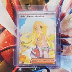 Lillie's Determination - 184/132 - SIR - Mega Evolution Pokemon Card - Lot #702 - Image 1