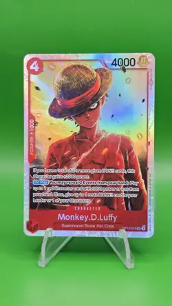 Monkey D. Luffy OP12-015 SR Legacy of the Master - ONE PIECE Card Game ENGLISH - Image 1