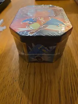 Pokemon TCG Hidden Fates Charizard GX Tin Trading Card Game Set New Sealed Unit - Image 2