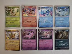 Prismatic Evolutions Costco Cosmos Holo Promo Cards Full Set Of 8 Eeveelutions - Image 1