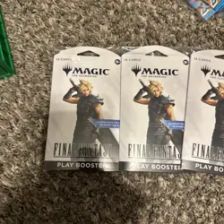 Magic The Gathering Final Fantasy Play Booster Lot Of 3 Sealed New - Image 3