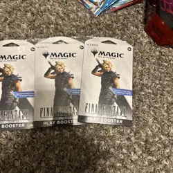 Magic The Gathering Final Fantasy Play Booster Lot Of 3 Sealed New - Image 4