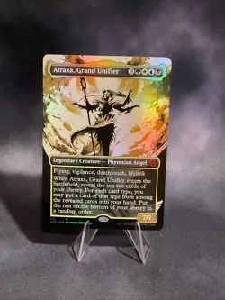 Atraxa, Grand Unifier (Showcase) (Step-and-Compleat Foil) Phyrexia: All Will Be - Image 1