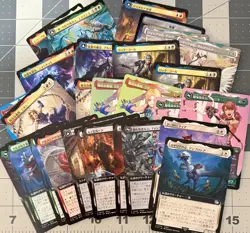 MTG Magic Final Fantasy JAPANESE Card LOT Foil Borderless Full Art Commander - Image 1