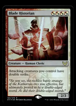 Blade Historian 165 Foil R Promo Pack: Strixhaven - Image 1