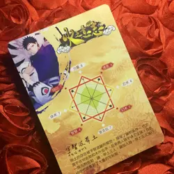 Obito Uchiha NARUTO GOLD Waifu Anime ACG Girl Holo Card Bold - Image 4