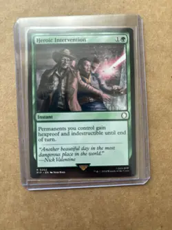 1x Heroic Intervention, Fallout Commander, Magic MTG NM - Image 1