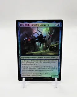 Doc Ock, Sinister Scientist Common Foil Magic The Gathering TCG Marvel's Spider- - Image 1