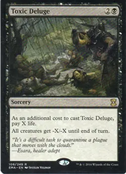 MTG: Eternal Masters: Toxic Deluge: Lightly Played Condition - Image 1