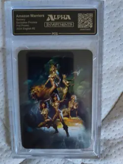 Sorcery Contested Realm Amazon Warriors Alpha Promo Foil Pcg 9 Alpha Investment - Image 2