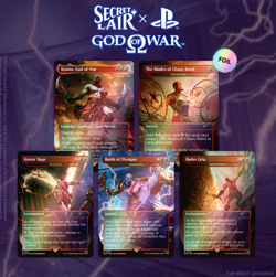 MTG Secret Lair Playstation Foil PRESALE GOD OF WAR GREEK SEE FEEDBACK - Image 1
