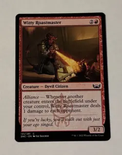 MTG Witty Roastmaster - Streets of New Capenna NM - Image 1