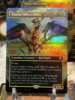 MTG | Zinnia, Valley's Voice (Borderless) [Bloomburrow] ✨ FOIL✨ - Image 1