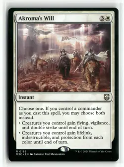 Akroma's Will 0165 Commander: Modern Horizons 3 M3C MTG Magic - Image 1