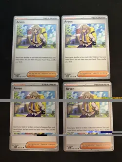 Pokemon TCG Arven 186/197 Trainer Card 4x play set Obsidian Flames Uncommon - Image 1