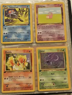 1st Edition Pokemon Card Lot! 40 1st Edition Pokemon Cards And 4 Jumbo Cards - Image 3