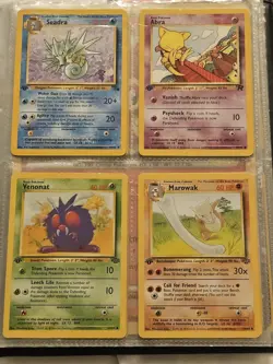 1st Edition Pokemon Card Lot! 40 1st Edition Pokemon Cards And 4 Jumbo Cards - Image 5