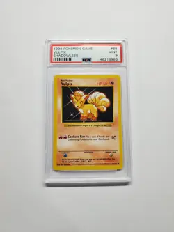 PSA 9 - Vulpix 68/102 Base Set Shadowless 1999 Pokemon - Image 1